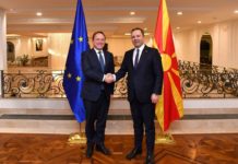 Спасовски го прими комесарот за европска соседска политика и преговори за проширување на Европската Унија Оливер Вархеји