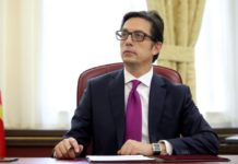 Пендаровски им посака успех на фудбалерите на натпреварот со Грузија