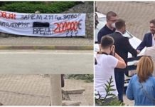 (ФОТО) Младите од Вевчани до Дурловски: “Дурловски, зарем 211 години затвор вредат 200 илјади евра?!”