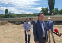 Сугарески: До крајот на јули треба да биде пуштен во употреба новиот мост на река Пчиња на патот Ржаничини-Долно Коњаре, инвестиција од милион евра