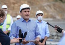 Заев и Николовски на увид на градежните работи на браната Конско: Нови 8.000 хектари земја ќе се наводнуваат во гевгелиско