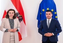 Средба Николовски- Задич: Благодарност за австриската поддршка кон нашата земја во реформскиот процес