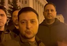 (ВИДЕО) Зеленски: Уште сум во Киев, не сум избегал и нема да бегам
