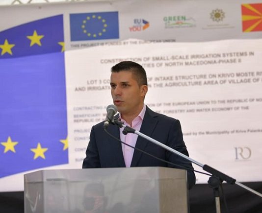 Во кривопаланечка Конопница ќе се грaди систем за наводнување финансиран од ЕУ