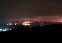 Пет лица блокирани во куќа во Светиниколско каде беснее силен пожар, во тек е спасувачка акција