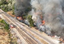 Изгорено човечко тело пронајдено во штала во Скопје