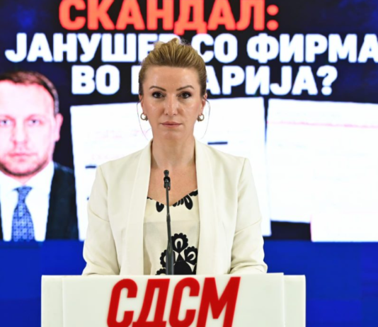 СДСМ: Нов скандал во Владата на Мицкоски – Јанушев со фирма во Бугарија?