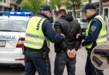 Пијан со пиштол се обидел да ограби локал во Тетово, полицијата експресно го уапси